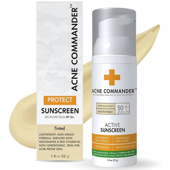 Acne Commander Non Comedogenic Tinted Sunscreen - Picture 1 of 11